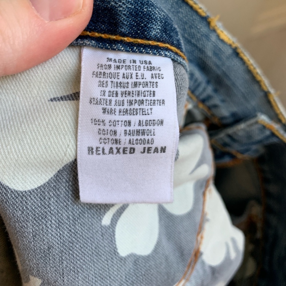 NWT Lucky Brand Relaxed Jeans Size 38 - Picture 6 of 7